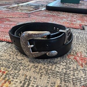 Nacona leather belt western style 36